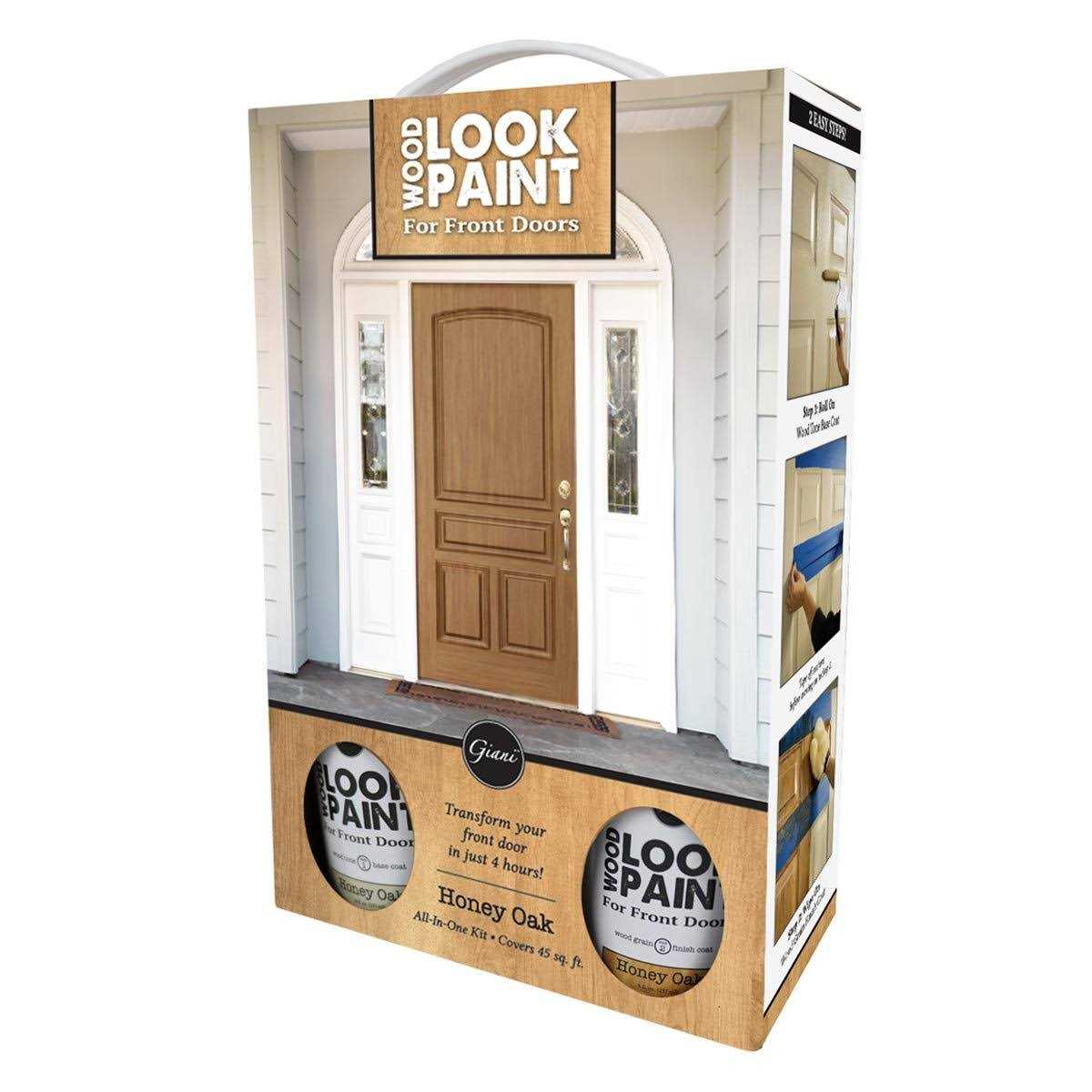 Giani Wood Look Paint Kit for Front & Interior Doors - Zenithce