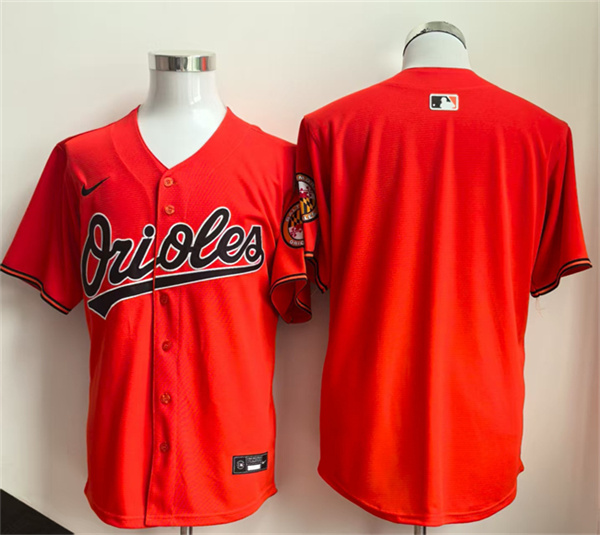 Baltimore Orioles Blank Orange Limited Stitched Jersey - Zenithce