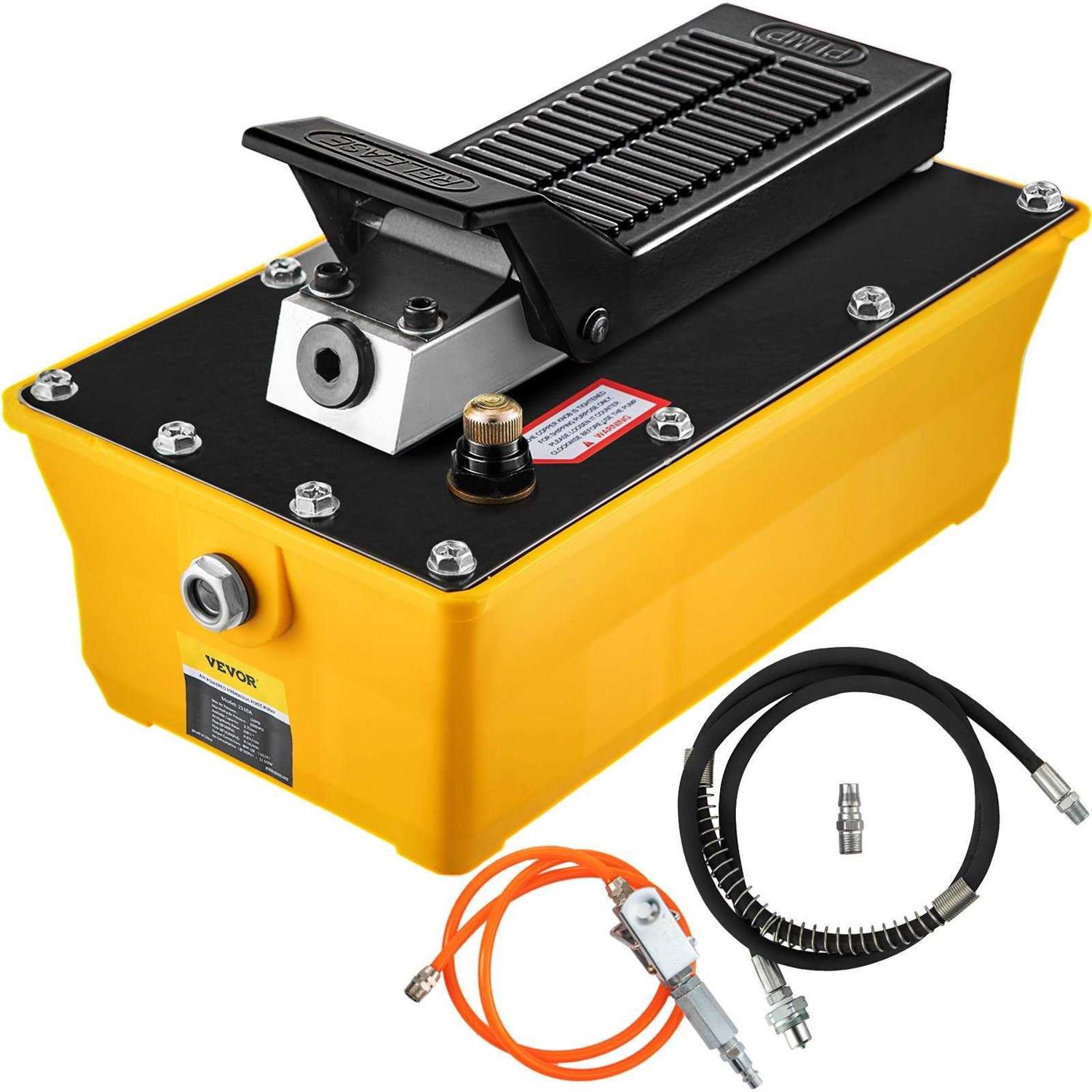 VEVOR Air Hydraulic Pump Power Pack Unit 10000 Psi 103 In 3Cap BTQBTYYJTBLSK0001V0 - Zenithce