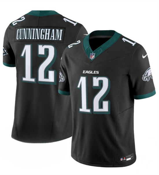 Philadelphia Eagles #12 Randall Cunningham Black 2024 New F.U.S.E. Vapor Untouchable Limited Jersey - Zenithce