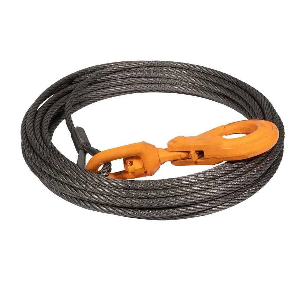 Mytee Products Winch Cable Steel Rope Wrecker Tow Truck Rollback - Zenithce