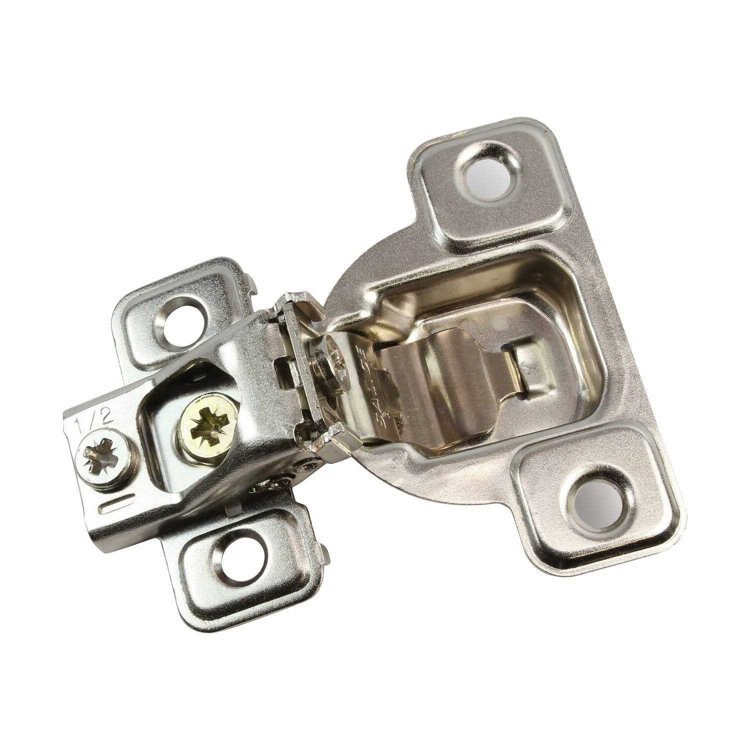Salice 106 Degree 1/2 inch Overlay E-Centra Screw-On Face Frame Hinge with 2 Cams - Zenithce