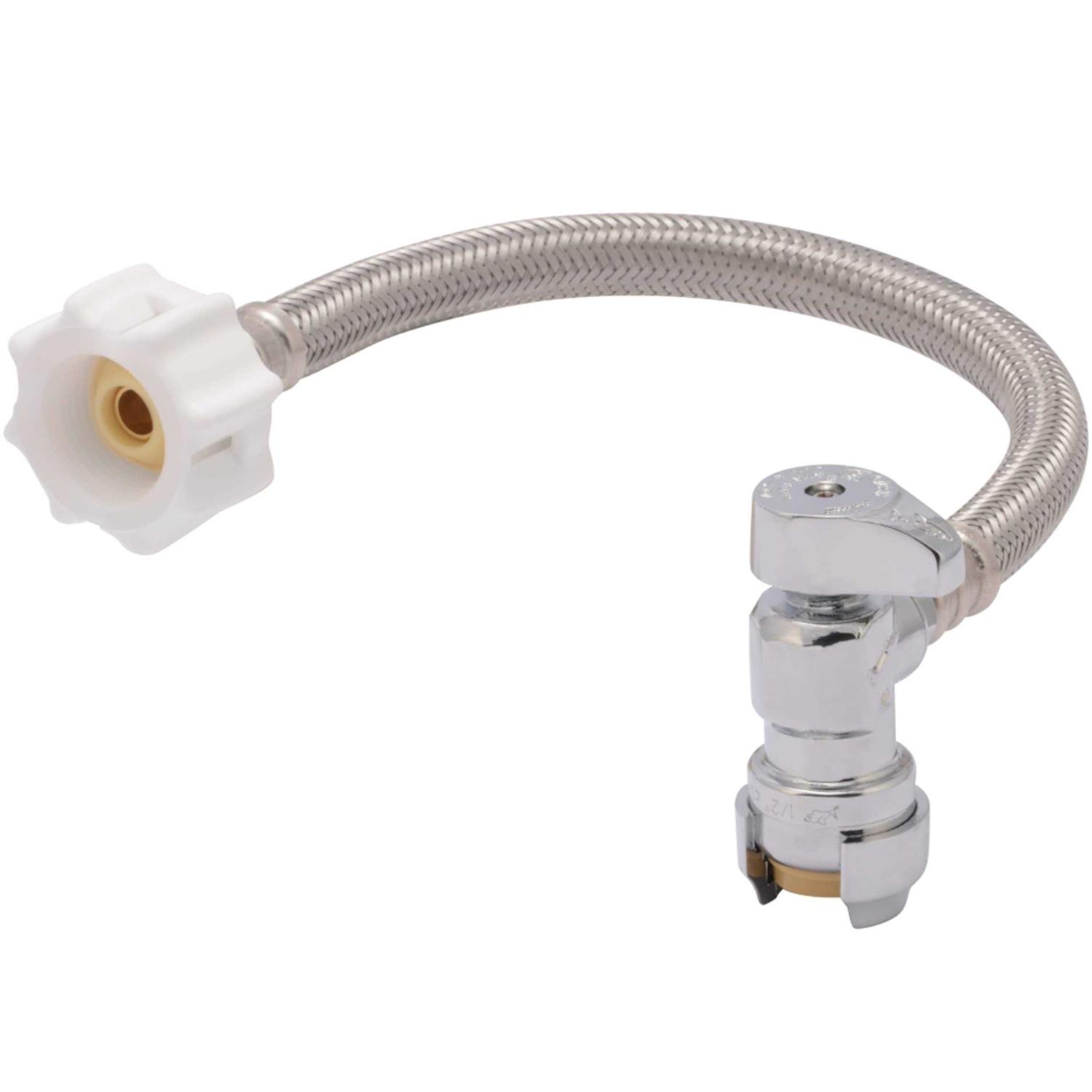 Sharkbite Brass Straight Stop Valve 1/2 in. x 3/8 - Zenithce