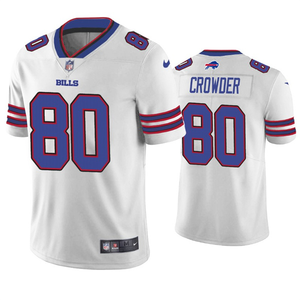 Buffalo Bills #80 Jamison Crowder White Vapor Untouchable Limited Stitched Jersey - Zenithce