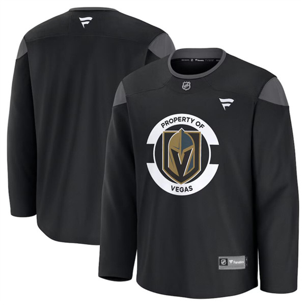 Vegas Golden Knights Black 2024-25 Team Practice Stitched Jersey - Zenithce
