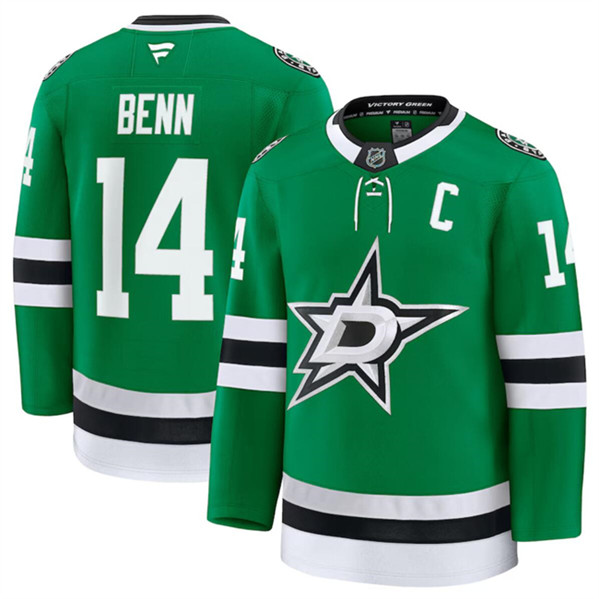 Dallas Stars #14 Jamie Benn Green 2024-25 Home Stitched Jersey - Zenithce