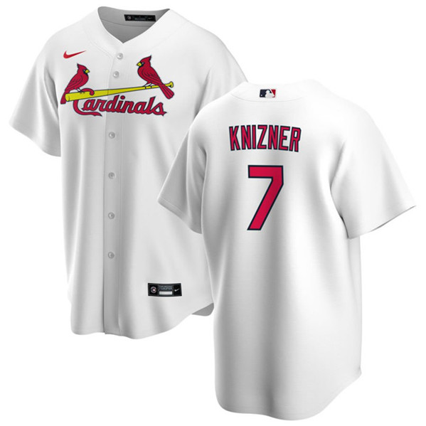 St. Louis Cardinals #7 Andrew Knizner White Cool Base Stitched Jersey - Zenithce