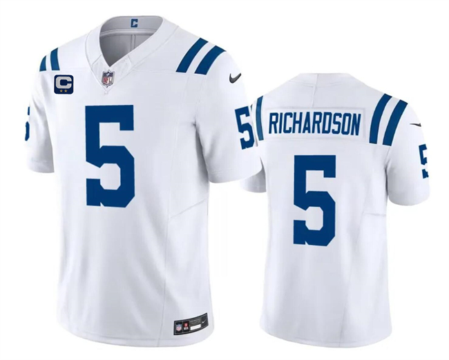 Indianapolis Colts #5 Anthony Richardson White 2024 F.U.S.E. With 2-Star C Patch Vapor Limited Stitched Jersey - Zenithce