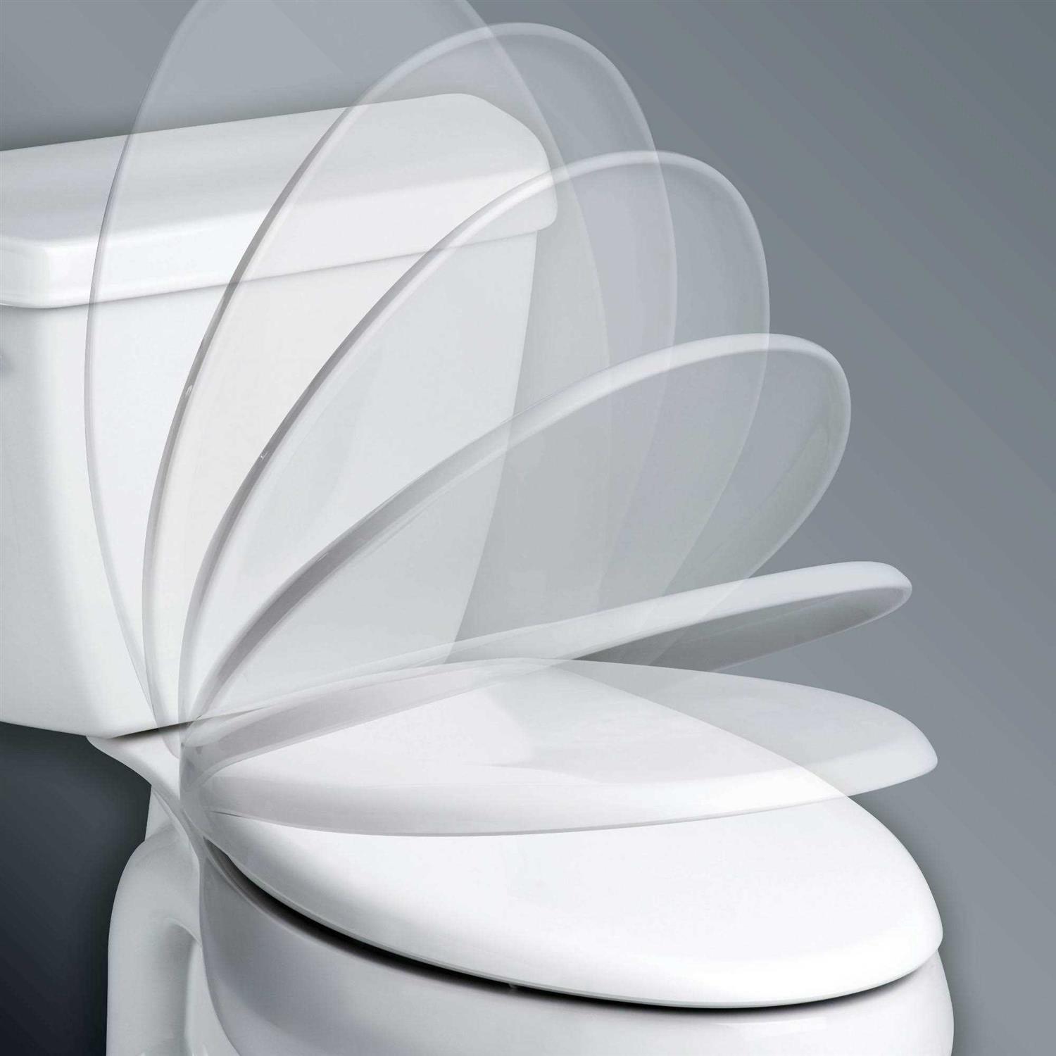 Mayfair Toilet-seat Wood Elongated White - Zenithce