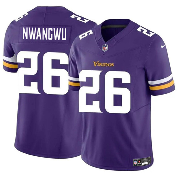 Minnesota Vikings #26 Kene Nwangwu Purple 2023 F.U.S.E. Vapor Untouchable Limited Stitched Jersey - Zenithce
