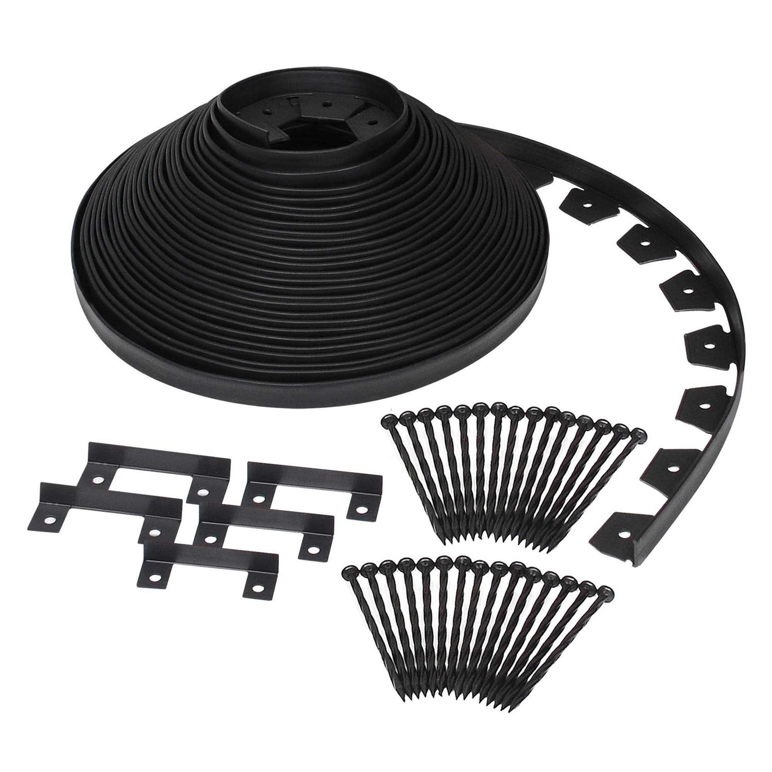 EasyFlex No-Dig Landscape Edging with Anchoring Spikes - Zenithce