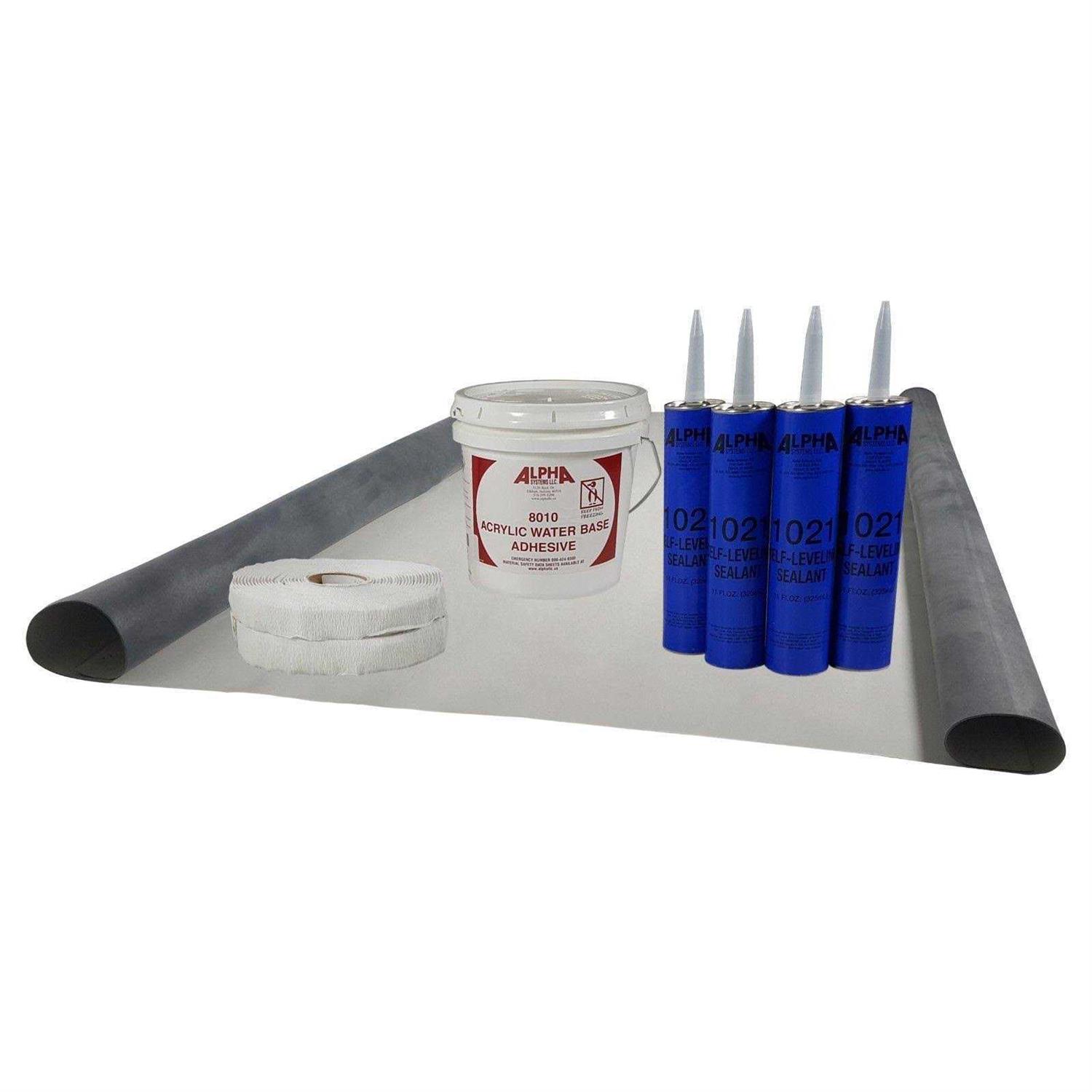 RecPro EPDM Dicor RV Camper Rubber Roof Kit 8.5′ Wide - Zenithce