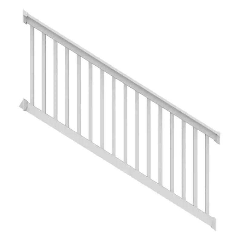 RDI Finyl Line 8 ft. x 36 in. H 28-Degree to 38-Degree Deck Top Stair Rail Kit - Zenithce