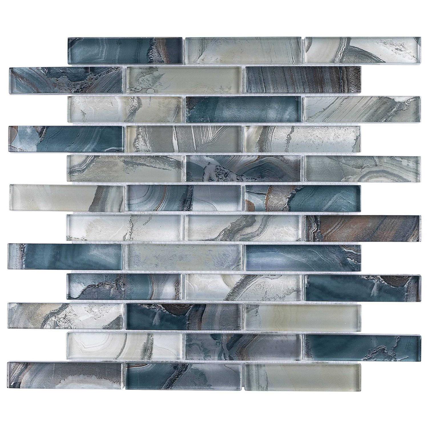 Supreme Tile TileGen. Recycle Classic Mirabella Glass Mosaic - Zenithce