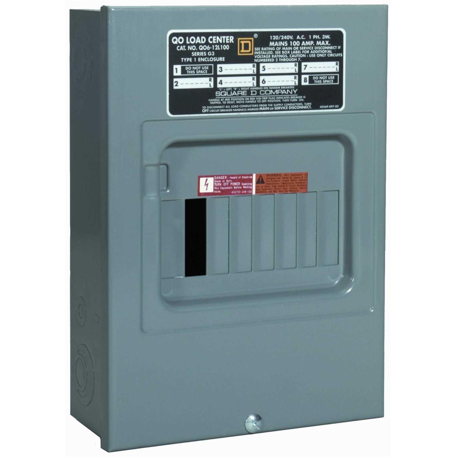 Square D QO Indoor Main Lug Load Center 30 - Zenithce