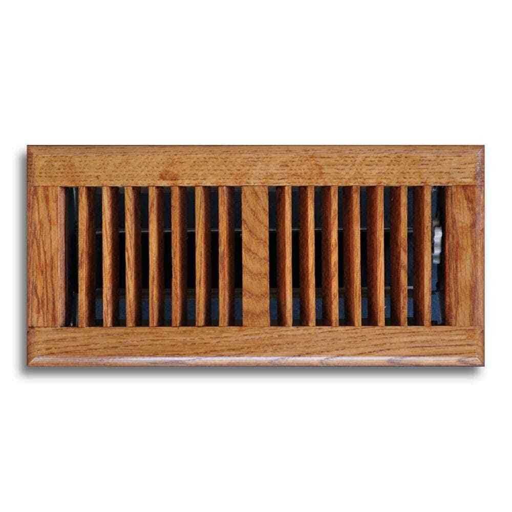 T.A. Industries 4 in. x Oak Floor Diffuser - Zenithce