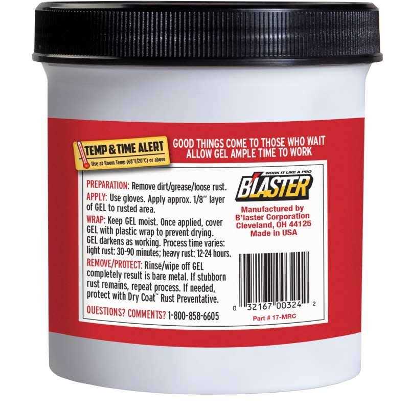 Workshop Hero Metal Rescue Rust Remover Gel - Zenithce