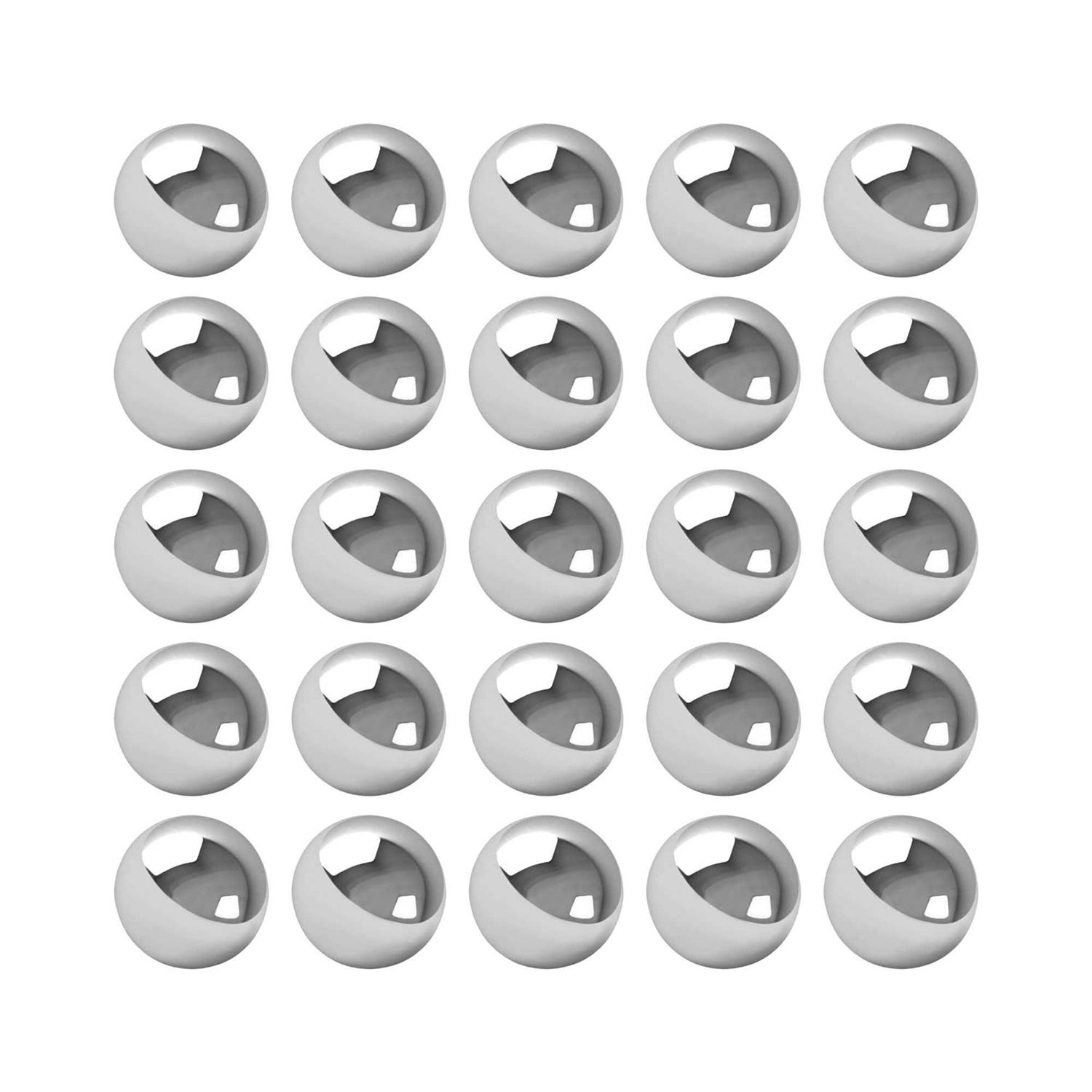 Four 1/2 Inch Premium Zinc Plated Carbon Steel Knurled Drop in Anchor - Zenithce