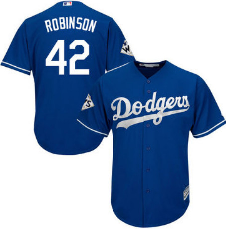 Los Angeles Dodgers #42 Jackie Robinson Blue Stitched Jersey - Zenithce