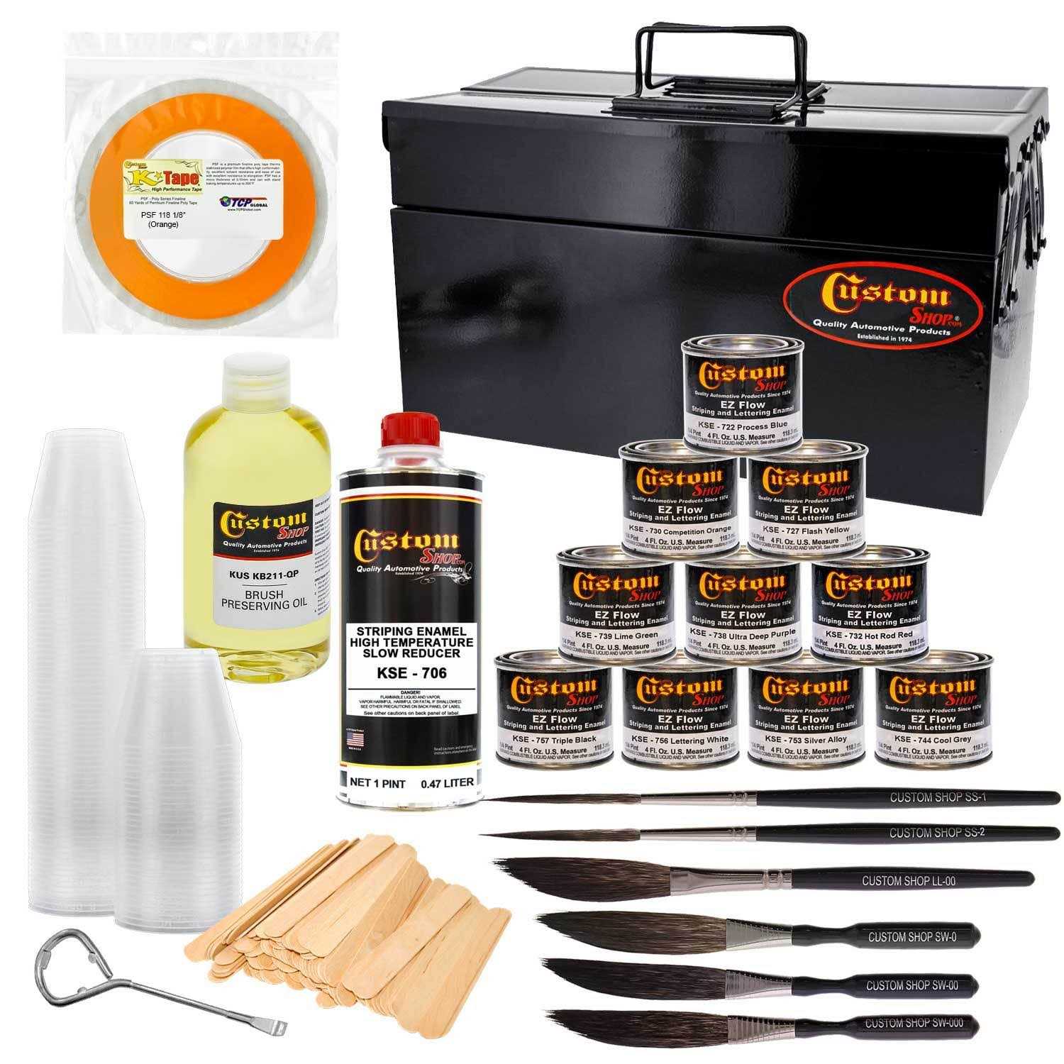Custom Shop Lettering Enamel/Pinstripe Paint Colors - Zenithce