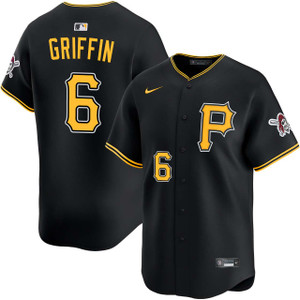 Pittsburgh Pirates #6 Konnor Griffin Nike Black Alt Limited Jersey - Zenithce