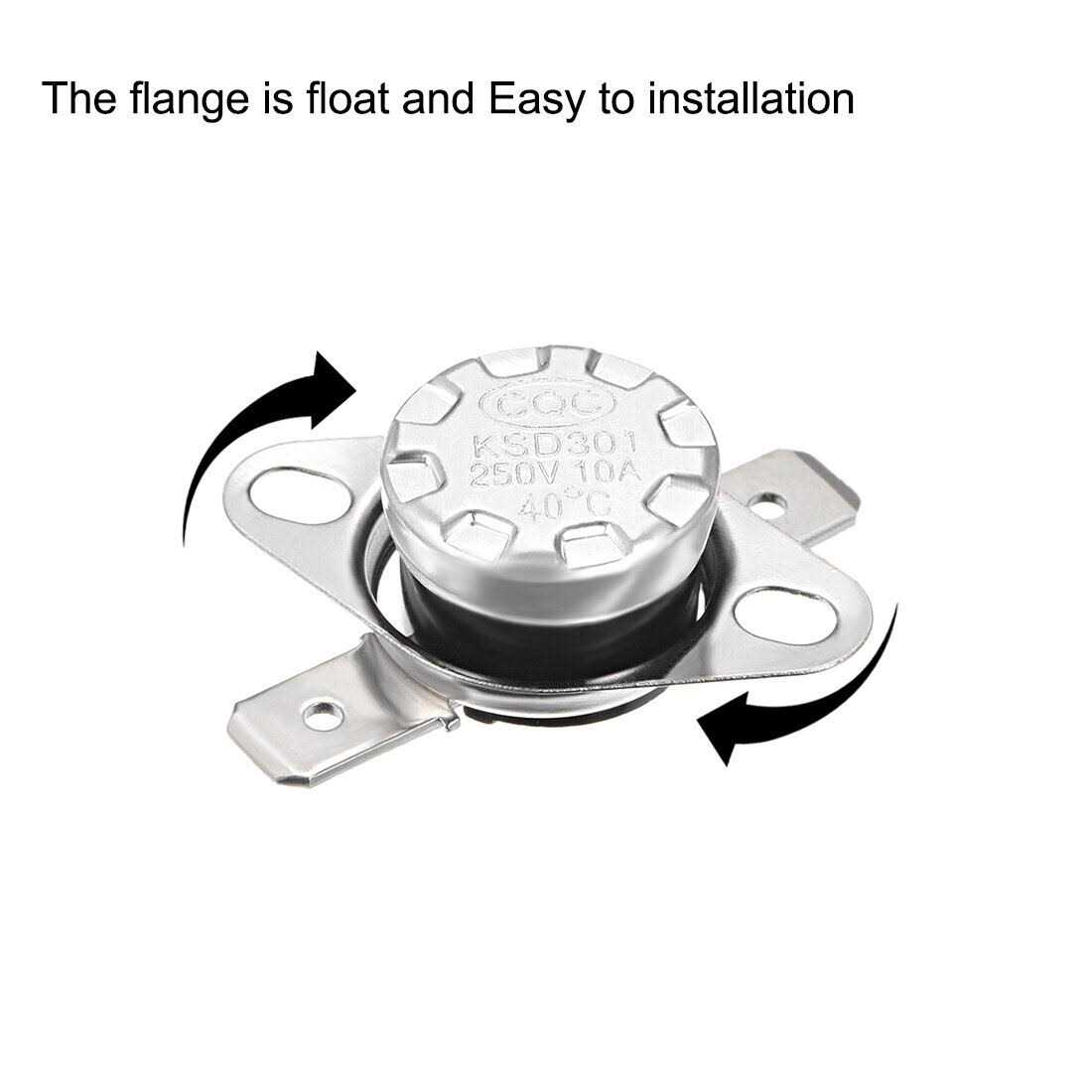 Uxcell Temperature Control Switch Thermostat KSD301 10A - Zenithce