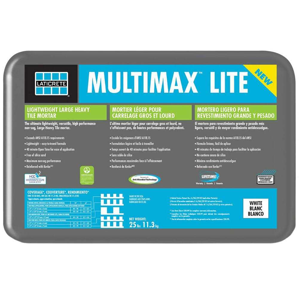 Laticrete White Multimax Lite - Zenithce