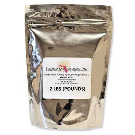 Florida Laboratories Oxalic Acid 99.6% Deck, Crystals, Metal Cleaning - Zenithce
