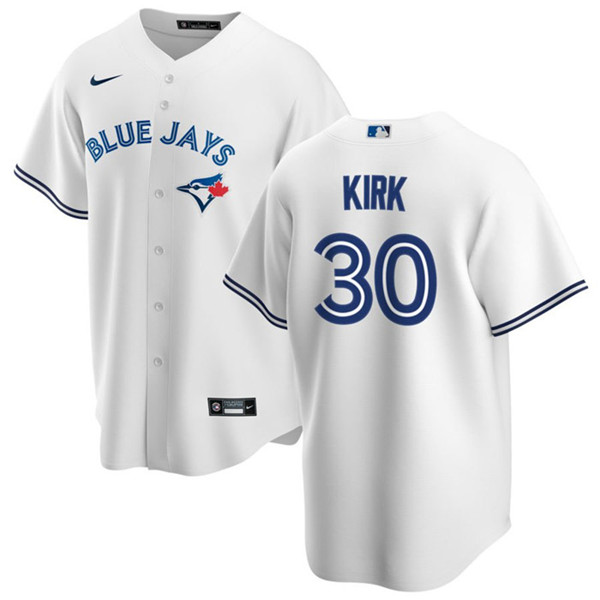 Toronto Blue Jays #30 Alejandro Kirk White Cool Base Stitched Jersey - Zenithce