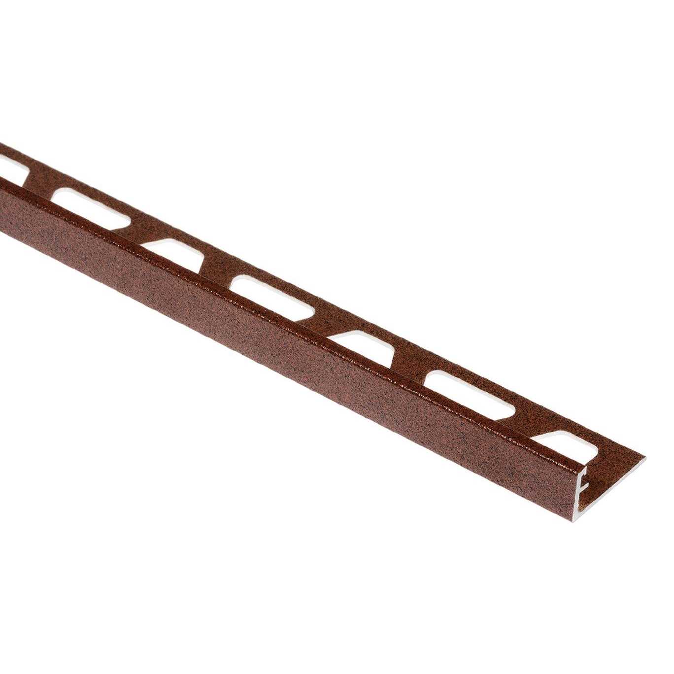 Schluter Jolly Edge Trim 3/8in. Aluminum Satin Brass - Zenithce