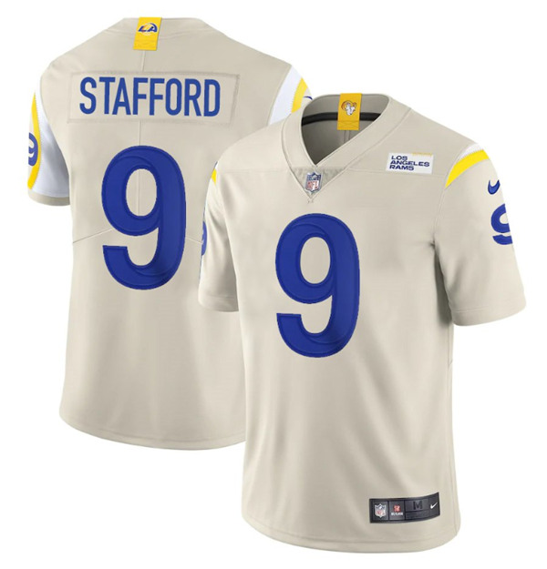 Los Angeles Rams #9 Matthew Stafford Bone Stitched Jersey - Zenithce