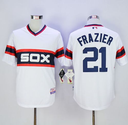 White Sox #21 Todd Frazier White Alternate Home Cool Base Stitched Jersey - Zenithce