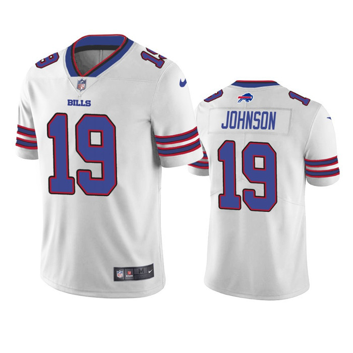 Buffalo Bills #19 KeeSean Johnson White Vapor Untouchable Limited Stitched Jersey - Zenithce