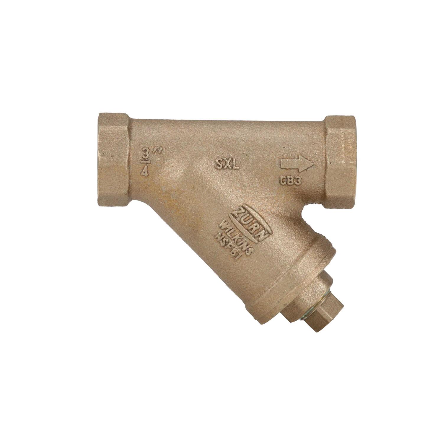 Zurn 3/4 NR3XL Pressure Reducing Valve with Double Union PEX Crimp Tailpiece Connection Lead Free 34-NR3XLDUPEX - Zenithce
