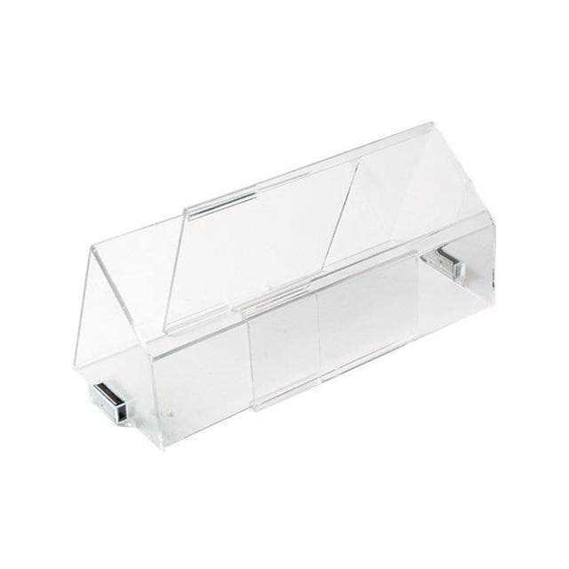 Deflect-O 4.25 in. L x 4 in. Dia. White Aluminum Dryer Venting Box - Zenithce