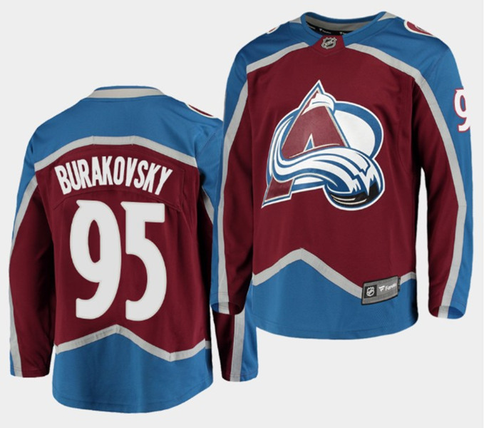 Colorado Avalanche #95 Andre Burakovsky Red Stitched Jersey - Zenithce