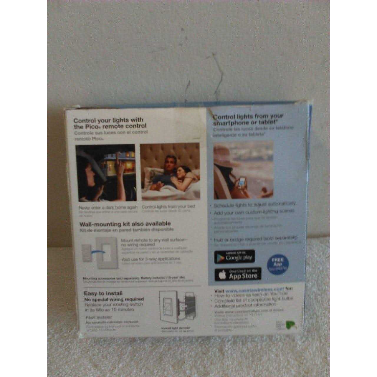 Lutron Caseta Smart Switch Kit with Remote - Zenithce