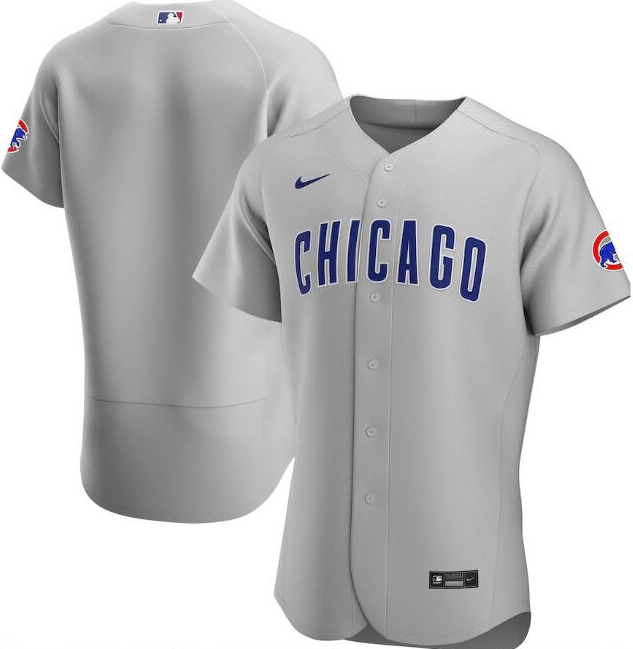 Chicago Cubs Grey Flex Base Stitched Jersey - Zenithce