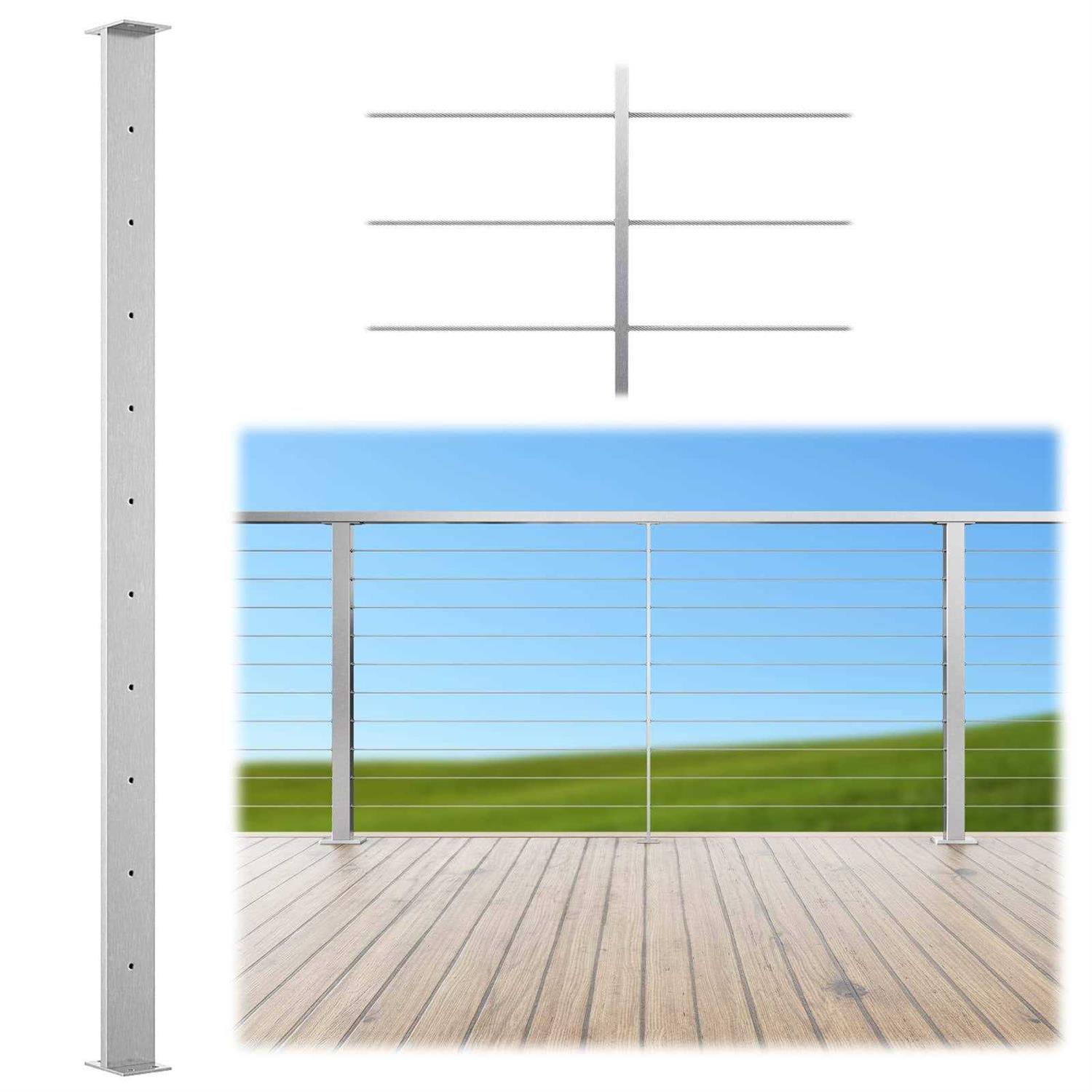 Muzata 36×3/8×2 Level-drilled Post PS32 - Zenithce