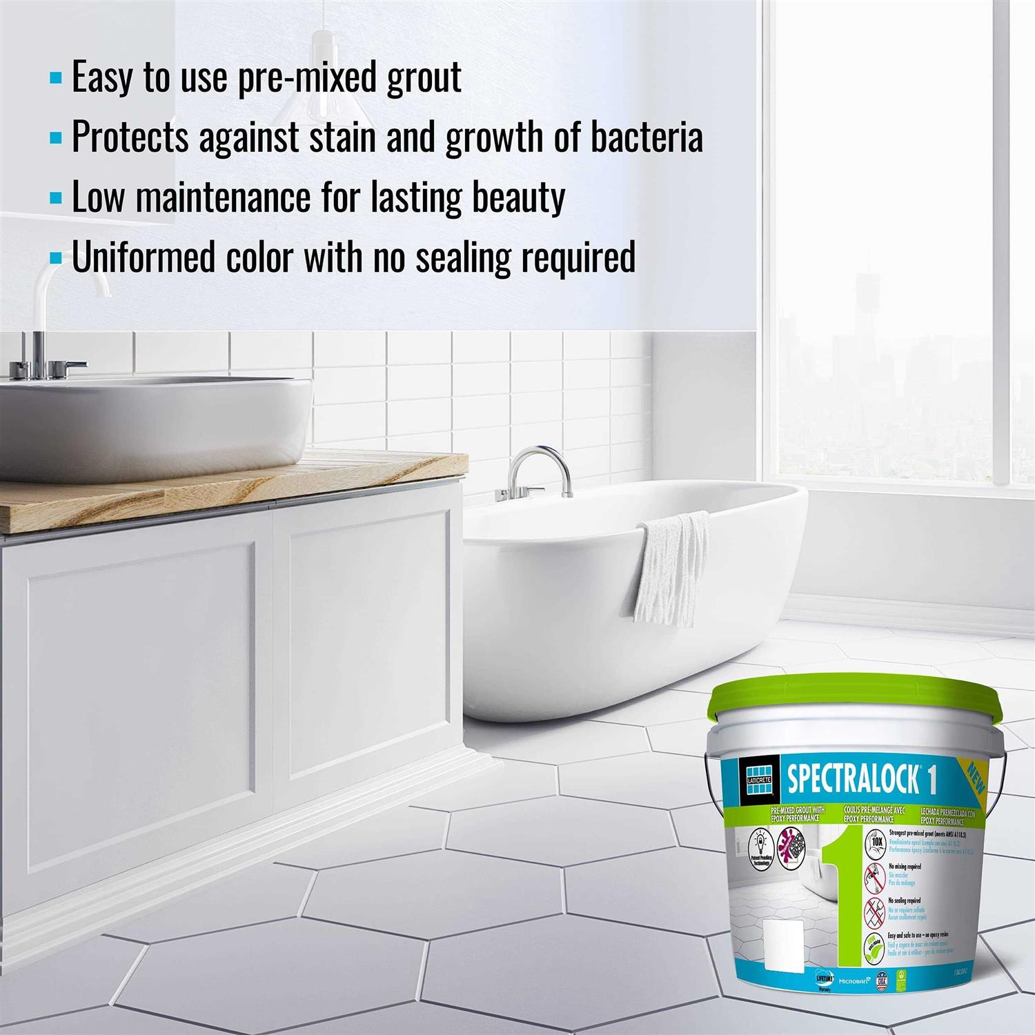 Laticrete Spectralock 1 Pre-Mixed Grout - Zenithce