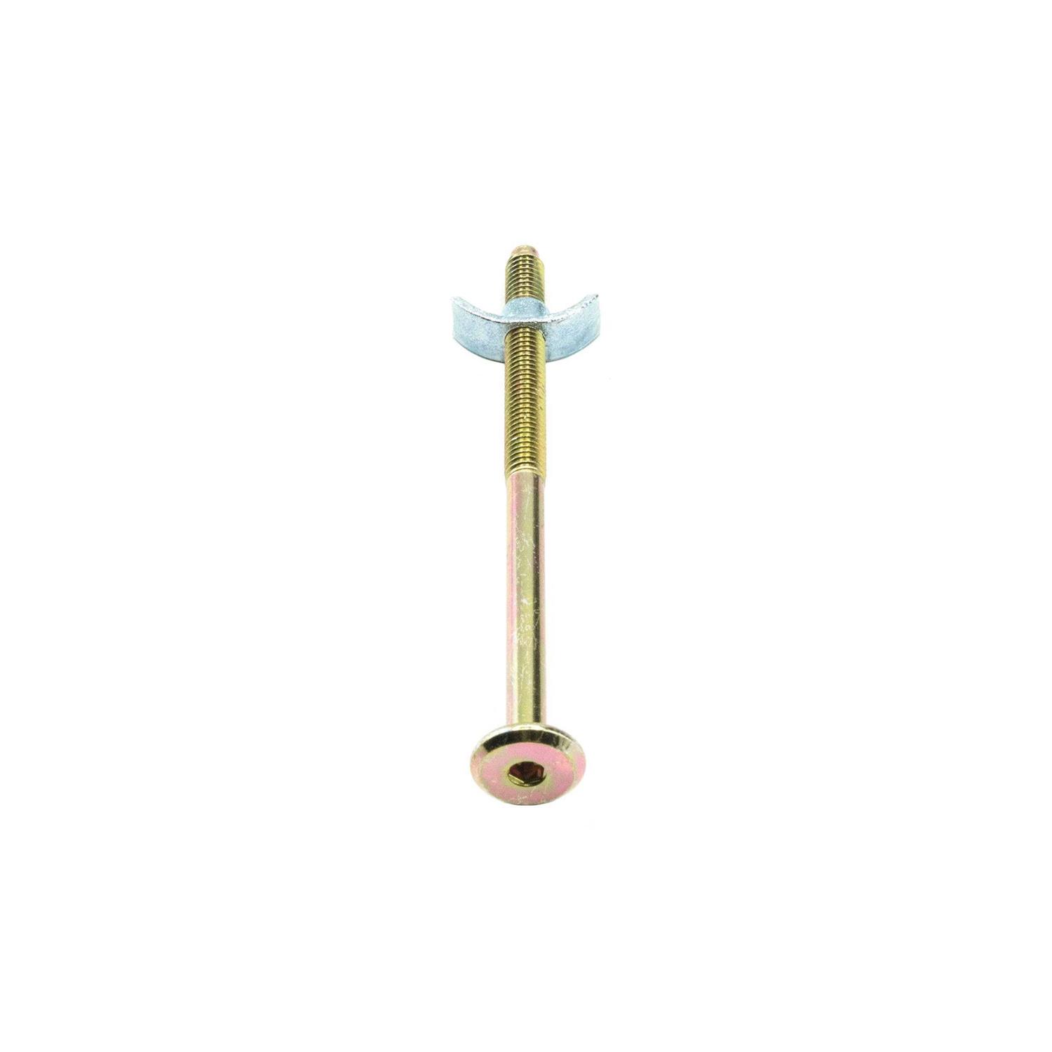 M6 Long Rod Nut Hex Coupling Nut Straight Fitting Hex Rod Threaded Bar Rod Studding Hex Zinc Plated 10pcs - Zenithce