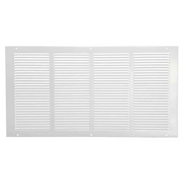 Hart Cooley 650 Series White Flat Wall Return Air Grille - Zenithce