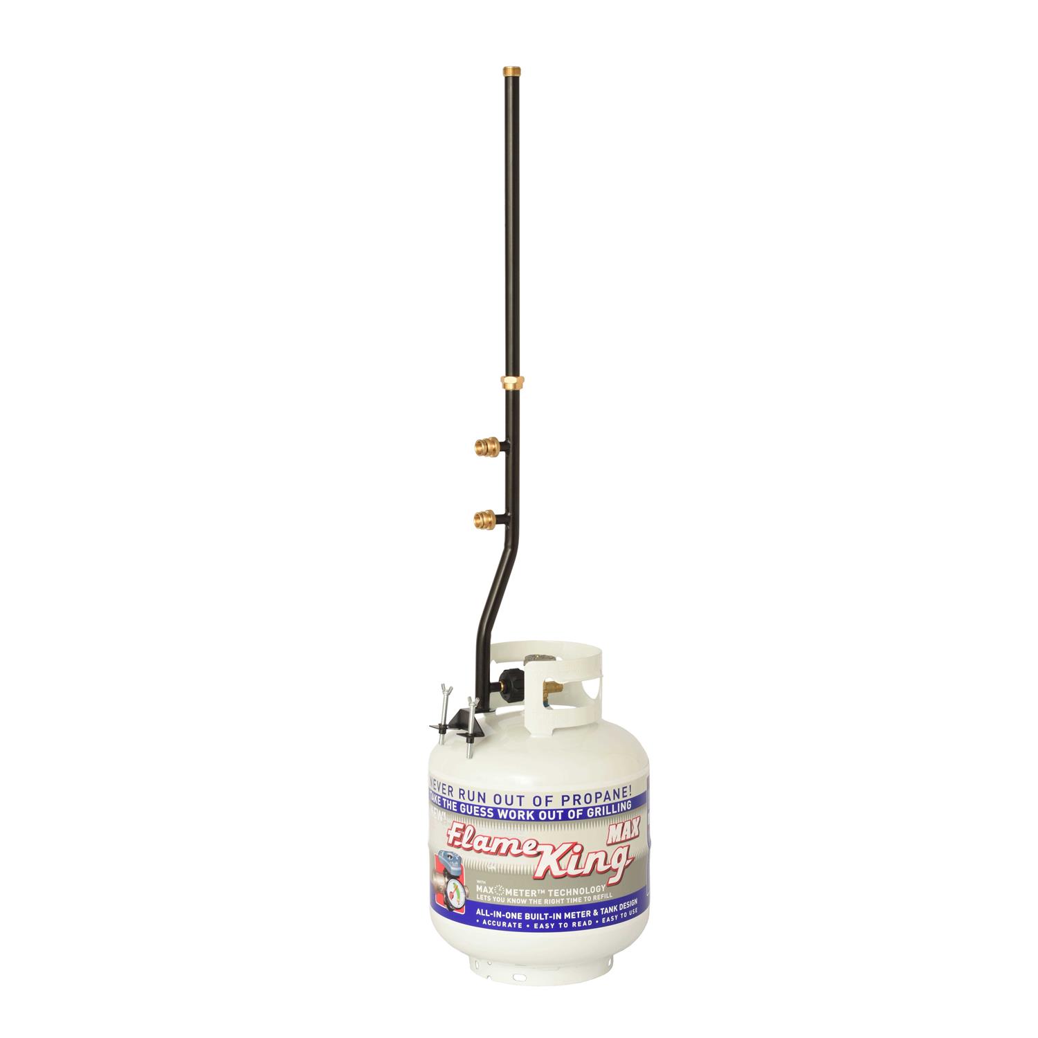 Flame King 20-lb. Propane Tank Cylinder with OPD Valve & Built-in Gauge - Zenithce