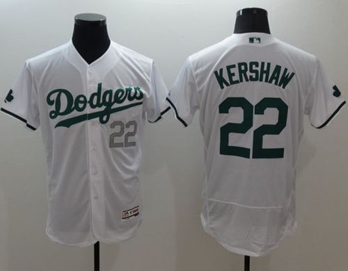 Dodgers #22 Clayton Kershaw White Celtic Flexbase Authentic Collection Stitched Jersey - Zenithce