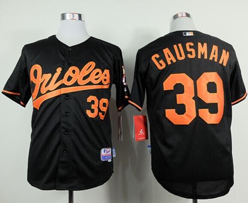 Orioles #39 Kevin Gausman Black Cool Base Stitched Jersey - Zenithce