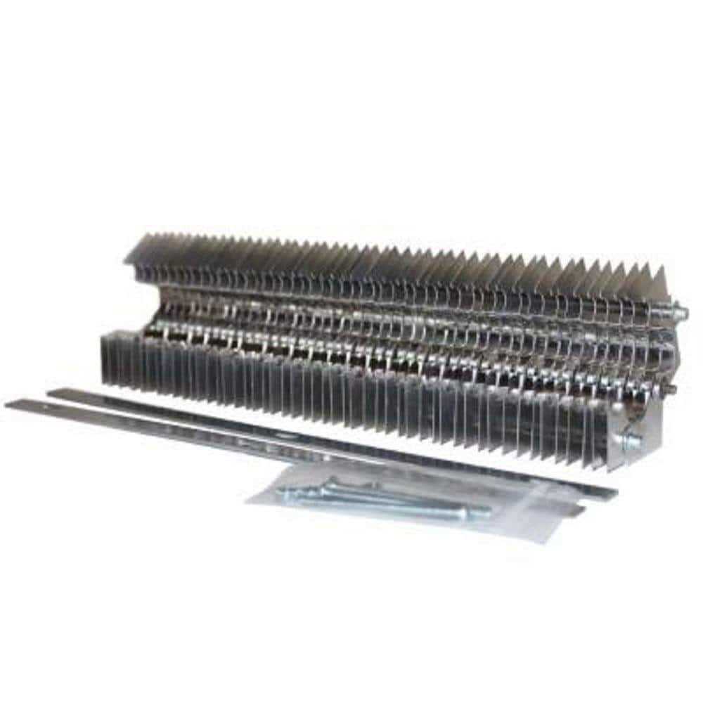 FabTek Logic Fin Clamp Baseboard Element for 1 in. Copper Baseboard Piping 2 ft. Section - Zenithce