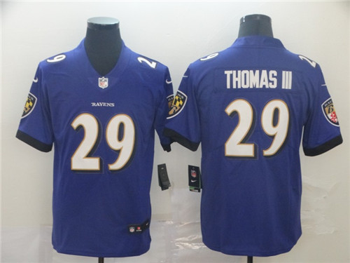 Baltimore Ravens #29 Earl Thomas III Purple Vapor Untouchable Jersey - Zenithce