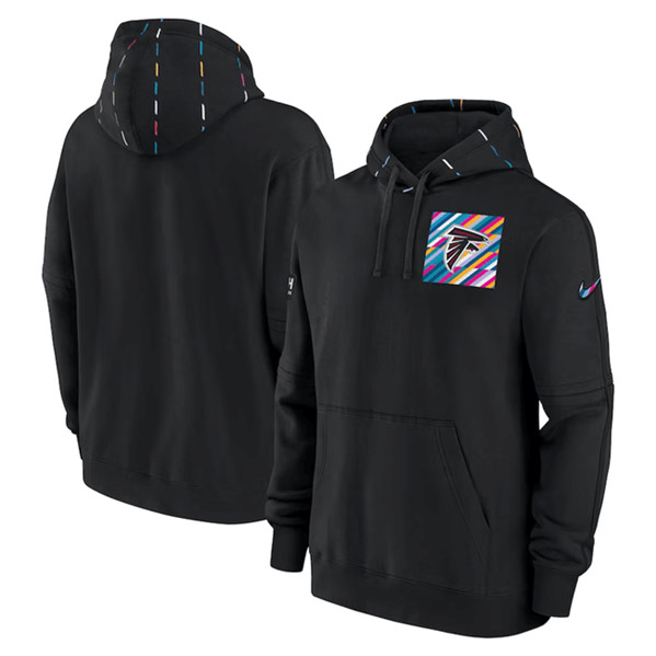 Atlanta Falcons Black 2023 Crucial Catch Club Pullover Hoodie - Zenithce