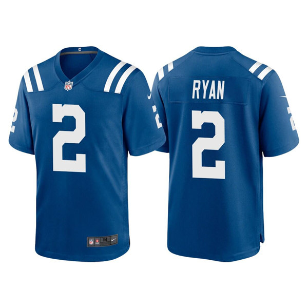 Indianapolis Colts #2 Matt Ryan Blue Stitched Jersey - Zenithce
