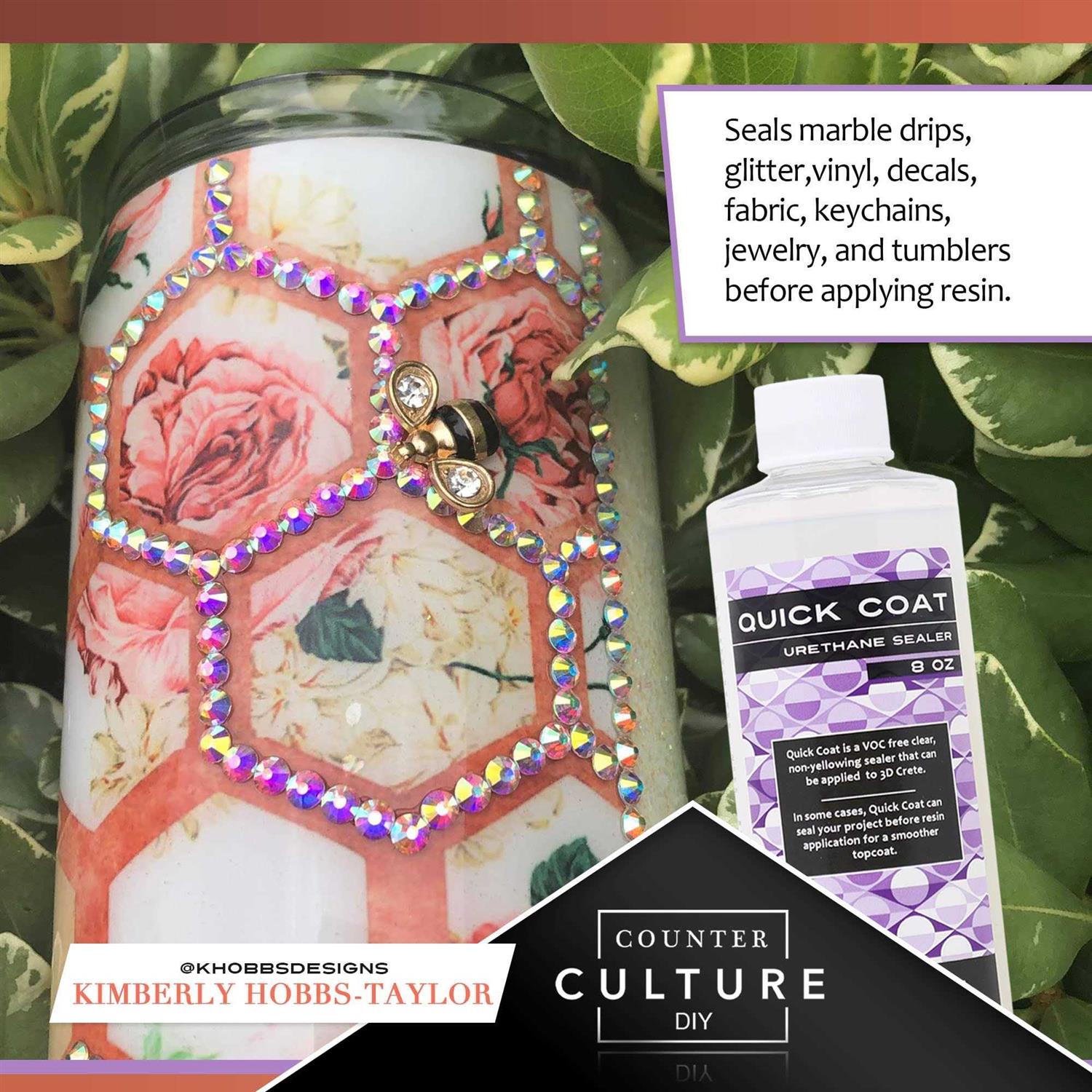 Counter Culture DIY Clear Quick Coat Sealer for Resin Art Bottle - Zenithce